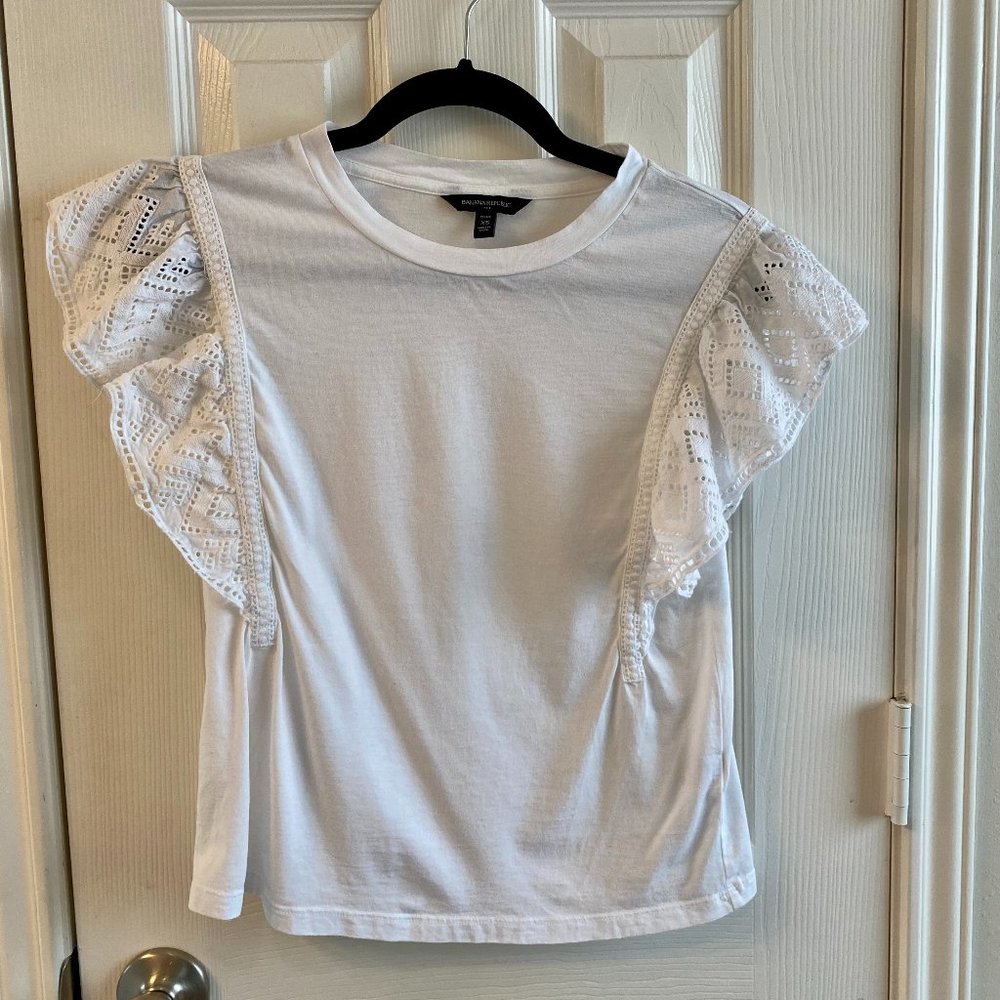 Banana Republic White Tee